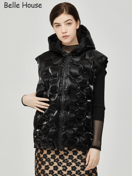 women's vests winter waterproof antifouling hooded sleeveless pocket vest skin friendly comfortable windproof inflatable clothes bhn214, Black;white
women's vests winter waterproof antifouling hooded sleeveless pocket vest skin friendly comfortable windproof inflatable clothes bhn214, Black;white