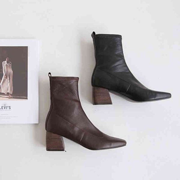 dress shoes ankle boots autumn and winter new women's high-heeled elastic large size opd7, Black
dress shoes ankle boots autumn and winter new women's high-heeled elastic large size opd7, Black
