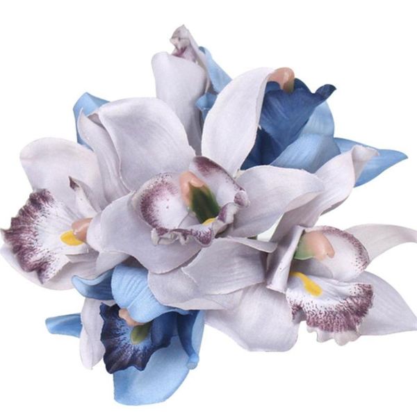 decorative flowers & wreaths 1 bouquet 7-head artificial flower orchid home el wedding bridal table decor bride bridesmaid holding 2021
decorative flowers & wreaths 1 bouquet 7-head artificial flower orchid home el wedding bridal table decor bride bridesmaid holding 2021