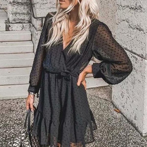 lantern sleeve deep v neck dress women spring summer jacquard ruffles dresses woman mini casual, Black;gray
lantern sleeve deep v neck dress women spring summer jacquard ruffles dresses woman mini casual, Black;gray