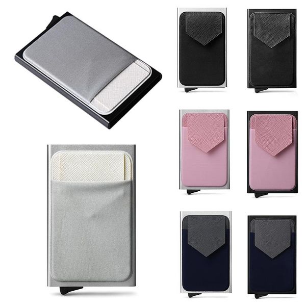 card holders anti-scan rfid aluminum metal holder slim blocking wallet case business protection men purse, Brown;gray
card holders anti-scan rfid aluminum metal holder slim blocking wallet case business protection men purse, Brown;gray