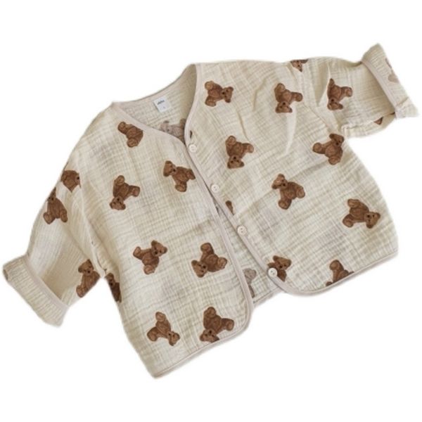korean children's clothing bear thin long-sleeved jacket summer floral air conditioning cardigan anti-mosquito outfit 1017 14 210622, Blue;gray
korean children's clothing bear thin long-sleeved jacket summer floral air conditioning cardigan anti-mosquito outfit 1017 14 210622, Blue;gray