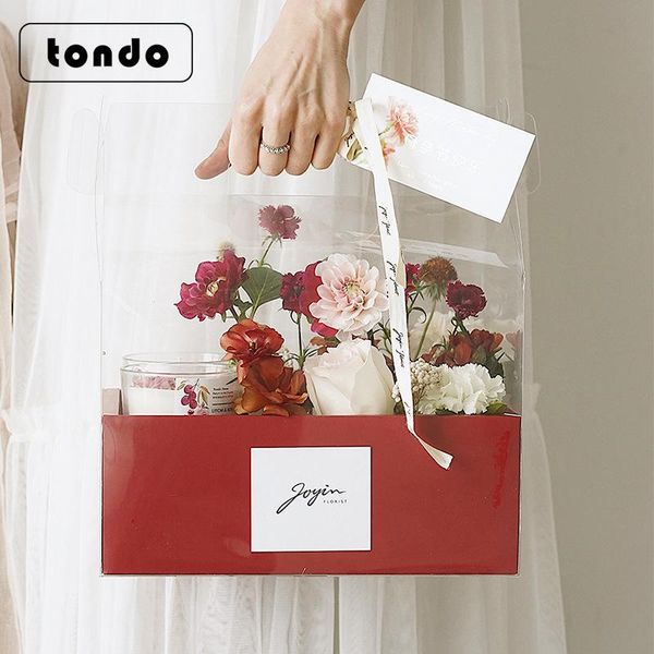 25pcs panoramic transparent portable flower box window folding cake gift teacher's day cookies wedding & engagement wrap
25pcs panoramic transparent portable flower box window folding cake gift teacher's day cookies wedding & engagement wrap