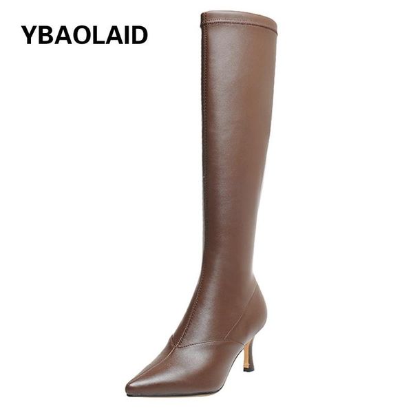 boots simple brown white stretch 2021 autumn winter pointed toe stiletto long tube high knee-high knight, Black
boots simple brown white stretch 2021 autumn winter pointed toe stiletto long tube high knee-high knight, Black