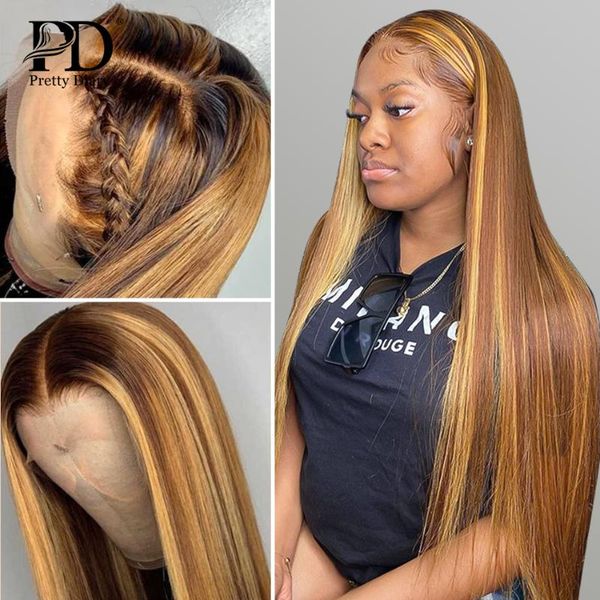 lace wigs glueless front human hair wig straight highlight ombre pre plucked bleached knots brazilian remy, Black;brown
lace wigs glueless front human hair wig straight highlight ombre pre plucked bleached knots brazilian remy, Black;brown