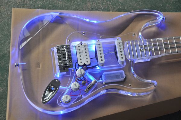 custom version of the full crystal acrylic double swing electric guitar blue led lights
custom version of the full crystal acrylic double swing electric guitar blue led lights