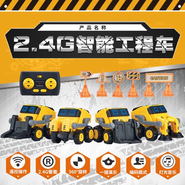 electric/rc car engineering remote control vehicle bulldozer intelligent forklift children's electric toy music robot
electric/rc car engineering remote control vehicle bulldozer intelligent forklift children's electric toy music robot