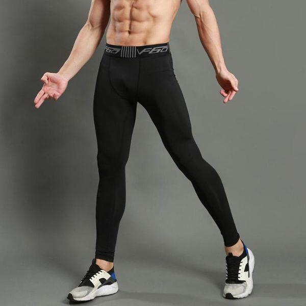 men breathable quick dry elastic gym fitness sports compression pants leggings men's, Black
men breathable quick dry elastic gym fitness sports compression pants leggings men's, Black