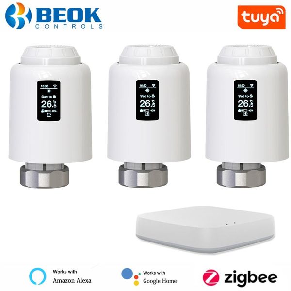 smart home control beok zigbee thermostat tuya radiator actuator valve programmable trv temperature controller alexa voice
smart home control beok zigbee thermostat tuya radiator actuator valve programmable trv temperature controller alexa voice