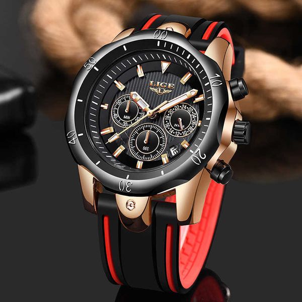 lige men watches fashion male sports chronograph analog quartz watch men silicone strap waterproof wristwatch relogio masculino 210527, Slivery;brown
lige men watches fashion male sports chronograph analog quartz watch men silicone strap waterproof wristwatch relogio masculino 210527, Slivery;brown