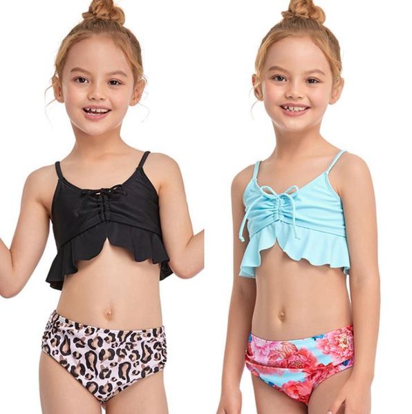 est arrival kids girls fashion 2-piece swimming suit sleeveless +bottoms set stylish bathing for children one-pieces, Black
est arrival kids girls fashion 2-piece swimming suit sleeveless +bottoms set stylish bathing for children one-pieces, Black