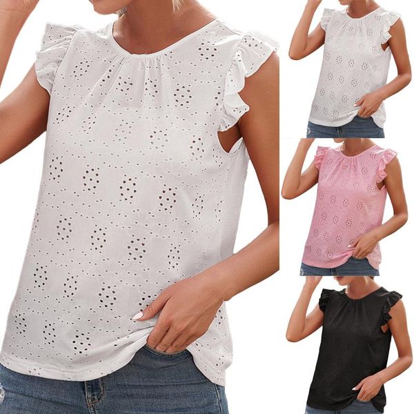 women's blouses & shirts bluses for women solid doll collar o-neck crochet eyelet short sleeve shirt blouse female blusas femme, White
women's blouses & shirts bluses for women solid doll collar o-neck crochet eyelet short sleeve shirt blouse female blusas femme, White