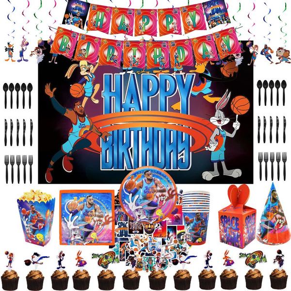 disposable dinnerware space jam theme birthday party supplies navidad decoration basketball tableware plates cups napkins backdrop balloons
disposable dinnerware space jam theme birthday party supplies navidad decoration basketball tableware plates cups napkins backdrop balloons