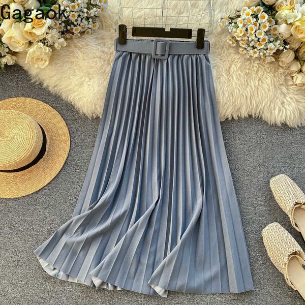 preppy style women skirt spring autumn solid pleated empire knee-length sashes casual chic wild fashion skirts 210531, Black
preppy style women skirt spring autumn solid pleated empire knee-length sashes casual chic wild fashion skirts 210531, Black