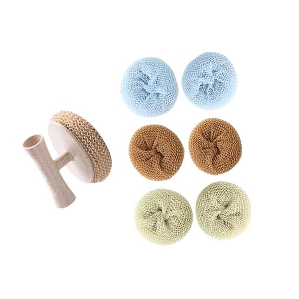cleaning cloths 6pcs dish washing ball fiber colorful kitchen (6 balls 1 short brush)
cleaning cloths 6pcs dish washing ball fiber colorful kitchen (6 balls 1 short brush)