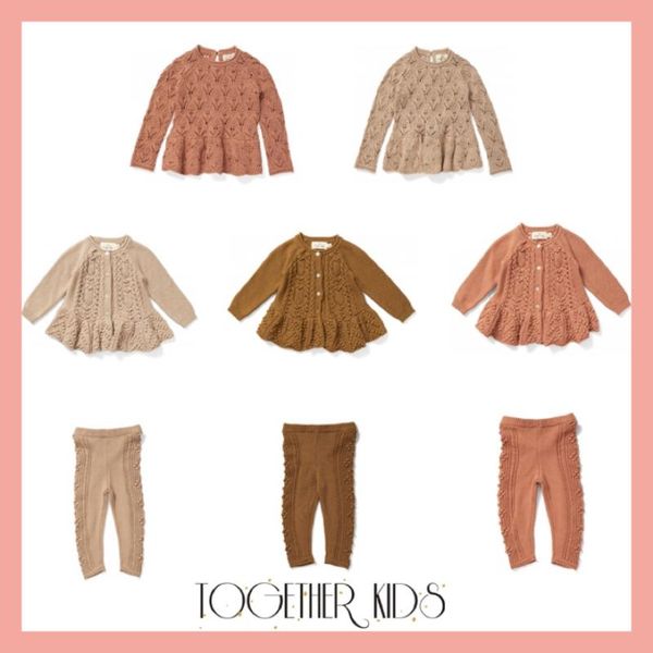 pullover autumn and winter 2021 ks girls' knitted jacquard ruffled cardigan sweater pants set children's wear, Blue
pullover autumn and winter 2021 ks girls' knitted jacquard ruffled cardigan sweater pants set children's wear, Blue