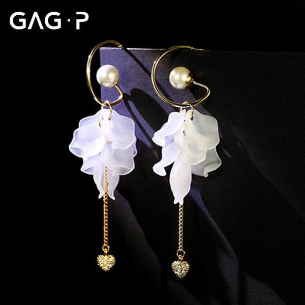 hong kong style s925 silver needle earrings women's fashion korean version personality simple long white lotus pendant spring summer ea, Black
hong kong style s925 silver needle earrings women's fashion korean version personality simple long white lotus pendant spring summer ea, Black