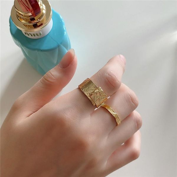 cluster rings pofunuo real 925 sterling silver irregular ring female minimalist individuality gold for women luxury fine jewelry gift, Golden;silver
cluster rings pofunuo real 925 sterling silver irregular ring female minimalist individuality gold for women luxury fine jewelry gift, Golden;silver