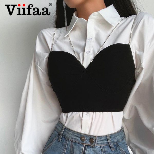 viifaa rhinestone chain strap cami women 2021 clubwear sleeveless v neck slim black bustier crop wimwear bathing suits swimsui, Black;gray
viifaa rhinestone chain strap cami women 2021 clubwear sleeveless v neck slim black bustier crop wimwear bathing suits swimsui, Black;gray