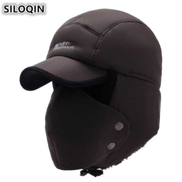 berets siloqin winter men's earmuffs caps thicker plus velvet bomber hats for men women brands mask cap women's snow-proof warm sk, Blue;gray
berets siloqin winter men's earmuffs caps thicker plus velvet bomber hats for men women brands mask cap women's snow-proof warm sk, Blue;gray