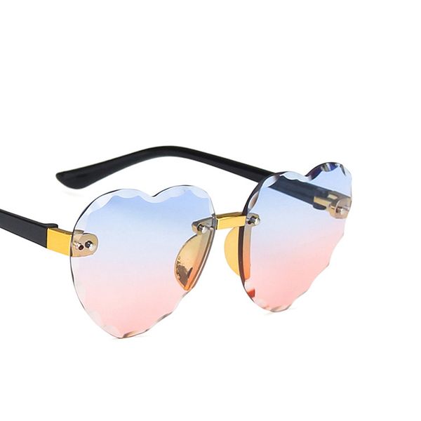 child cute heart rimless frame sunglasses children kids gray pink red lens fashion boys girls uv400 protection eyewearglasses wholesale glas, White;black
child cute heart rimless frame sunglasses children kids gray pink red lens fashion boys girls uv400 protection eyewearglasses wholesale glas, White;black