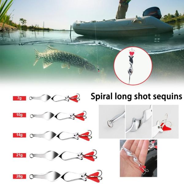 7g 10g 14g 21g 28g rotating spinner fishing lure metal spoon hard baits for trout pike pesca peche treble hook tackle hooks
7g 10g 14g 21g 28g rotating spinner fishing lure metal spoon hard baits for trout pike pesca peche treble hook tackle hooks