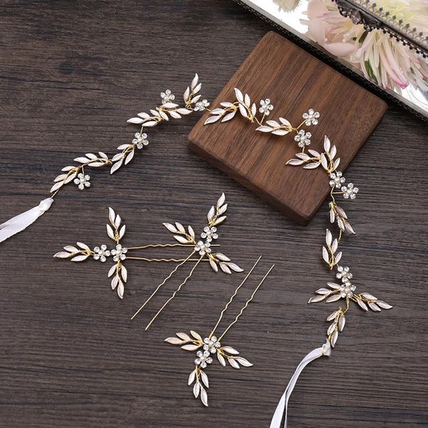 hair clips & barrettes hairband golde leaf hairpin headband set fashion wedding accessories for bride rhinestone headdress bridesmaid gift j, Golden;silver
hair clips & barrettes hairband golde leaf hairpin headband set fashion wedding accessories for bride rhinestone headdress bridesmaid gift j, Golden;silver