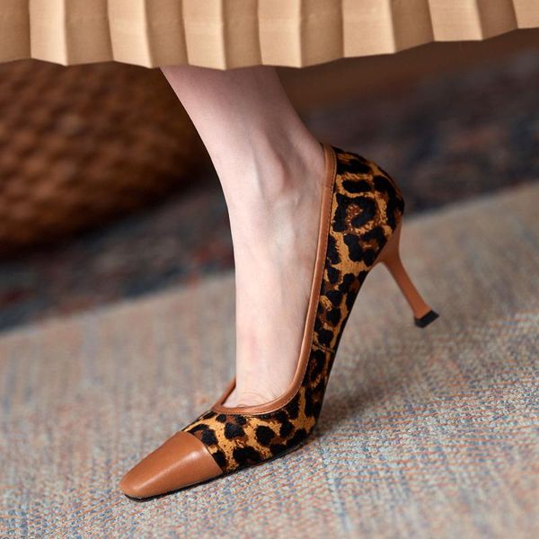 spring 2021 fashion women vintage pumps ladies high heels shoes square toe stiletto genuine leather leopard dress, Black
spring 2021 fashion women vintage pumps ladies high heels shoes square toe stiletto genuine leather leopard dress, Black