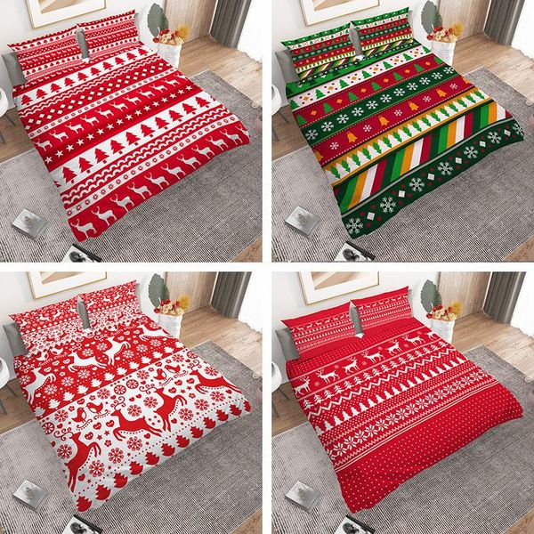 duvet cover christmas theme merry tree bells pattern holiday season reversible 2/3pcs bedding set with pillowcases sets
duvet cover christmas theme merry tree bells pattern holiday season reversible 2/3pcs bedding set with pillowcases sets