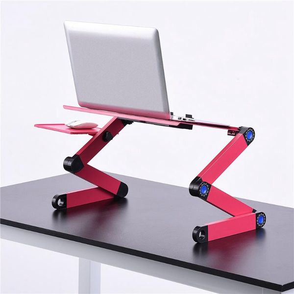 aluminum alloy 360° adjustable foldable lapdesk table stand holder w/ cooling dual fan mouse boad pads
aluminum alloy 360° adjustable foldable lapdesk table stand holder w/ cooling dual fan mouse boad pads