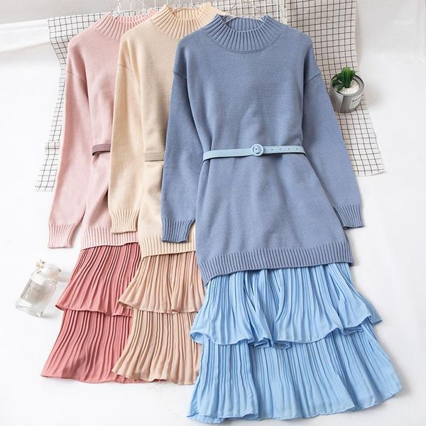 women's pants & capris sling dress + mid-length sweater plus skirt two-piece autumn and winter two piece set women, Black;white
women's pants & capris sling dress + mid-length sweater plus skirt two-piece autumn and winter two piece set women, Black;white