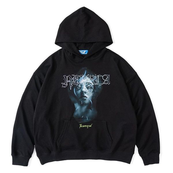men's hoodies & sweatshirts autumn winter trendy brand loose creative brain control print couple clothes plus fleece hooded sweatshirt, Black
men's hoodies & sweatshirts autumn winter trendy brand loose creative brain control print couple clothes plus fleece hooded sweatshirt, Black