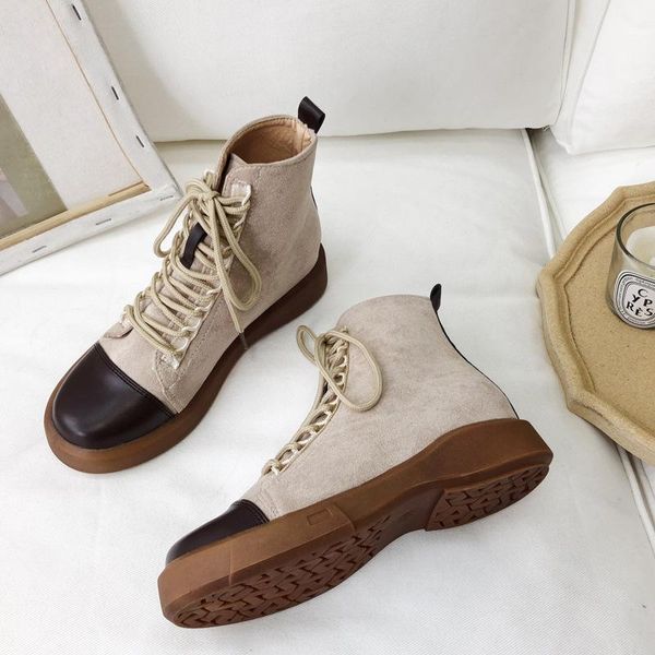 boots fashion zipper flat shoes woman high heel platform faux suede leather lace up women ankle girls r6-68, Black 
boots fashion zipper flat shoes woman high heel platform faux suede leather lace up women ankle girls r6-68, Black