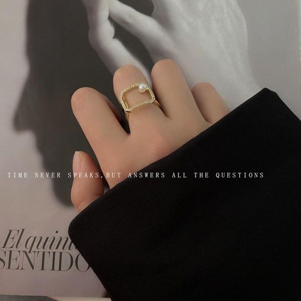 square women ring adjustable ladies rings joint simple jewellery artificial pearl couple party trendy silver color metal anillos wedding, Slivery;golden
square women ring adjustable ladies rings joint simple jewellery artificial pearl couple party trendy silver color metal anillos wedding, Slivery;golden