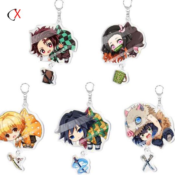 5pcs/set cx anime demon slayer kimetsu no yaiba keychain kamado tanjirou kamado-nezuko tomioka giyuu acrylic key chain cute funny cartoon, Slivery;golden
5pcs/set cx anime demon slayer kimetsu no yaiba keychain kamado tanjirou kamado-nezuko tomioka giyuu acrylic key chain cute funny cartoon, Slivery;golden