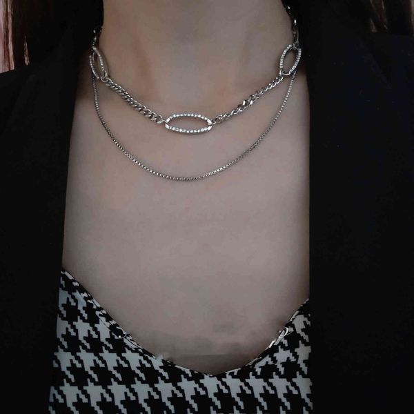 diamond geometric double necklaces fashion fashion cool personality clavicle chain hip hop net red fashion accessories, Black
diamond geometric double necklaces fashion fashion cool personality clavicle chain hip hop net red fashion accessories, Black