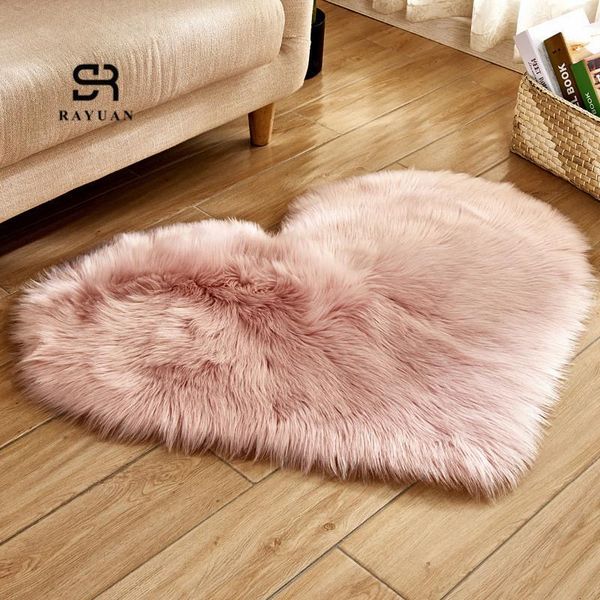 carpets 70x90cm love heart rugs artificial wool sheepskin hairy carpet faux floor mat fur plain fluffy soft rug tapetes area
carpets 70x90cm love heart rugs artificial wool sheepskin hairy carpet faux floor mat fur plain fluffy soft rug tapetes area