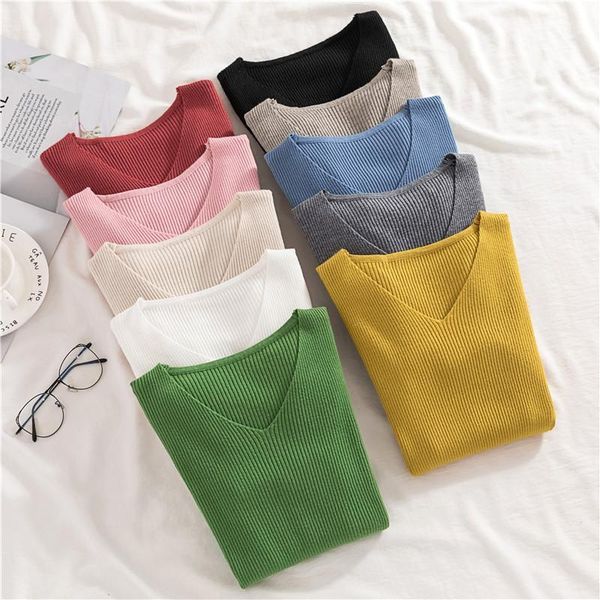 women's sweaters peonfly winter sweater women casual solid long sleeve pullovers sweet knitted slim chic female knitting, White;black
women's sweaters peonfly winter sweater women casual solid long sleeve pullovers sweet knitted slim chic female knitting, White;black
