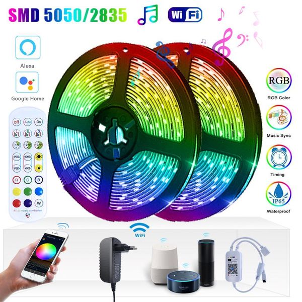 strips wifi smart led strip lights compatible with alexa google home rgb 2835 5m 10m app control sync music light for bedroom
strips wifi smart led strip lights compatible with alexa google home rgb 2835 5m 10m app control sync music light for bedroom