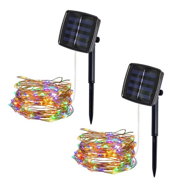 50lights outdoor solar powered wire light string fairy party decor multi-color home lighting #4j05 decorative objects & figurines
50lights outdoor solar powered wire light string fairy party decor multi-color home lighting #4j05 decorative objects & figurines
