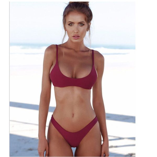 high waist women's swimsuit sexy, White;black