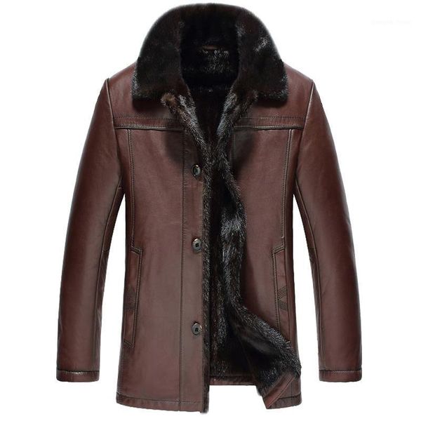 men's leather & faux genuine jacket natural coat winter men real goatskin coats luxury jackets chaqueta hombre my1717, Black
men's leather & faux genuine jacket natural coat winter men real goatskin coats luxury jackets chaqueta hombre my1717, Black