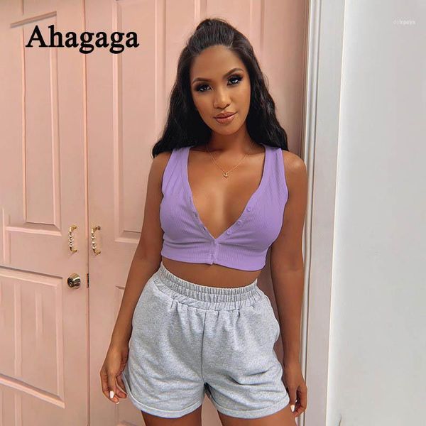 ahagaga 2021 short tank women v-neck fashion sleeveless vest button solid color nightclub female blusas1, White
ahagaga 2021 short tank women v-neck fashion sleeveless vest button solid color nightclub female blusas1, White