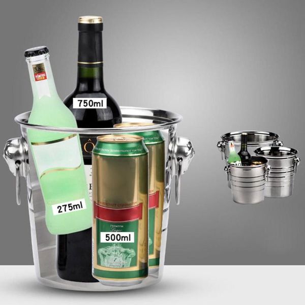 ice buckets and coolers 3l/5l/7l stainless steel bucket thick holder container for bar party champagne wine barrel silver
ice buckets and coolers 3l/5l/7l stainless steel bucket thick holder container for bar party champagne wine barrel silver