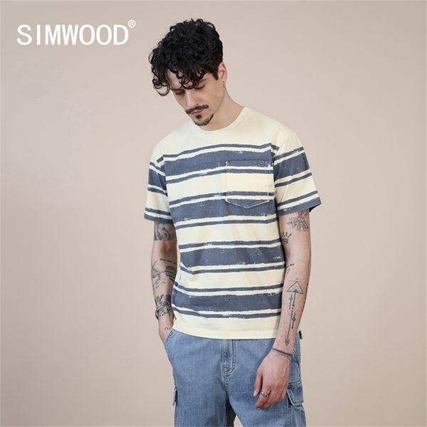 summer oversize vintage striped t-shirts men 100% cotton chest pockets plus size quality brand clothing 210716, White;black
summer oversize vintage striped t-shirts men 100% cotton chest pockets plus size quality brand clothing 210716, White;black