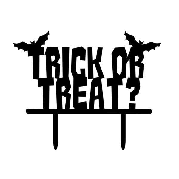 other festive & party supplies trick or treat cake er acrylic pick sign home baking accessories
other festive & party supplies trick or treat cake er acrylic pick sign home baking accessories