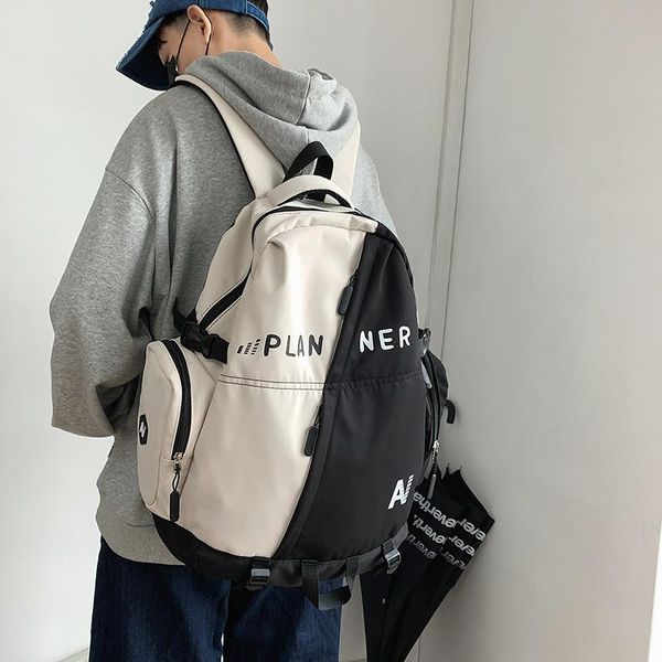 backpack women 2021 solid color school bag for teenage girls waterproof nylon travel men college student
backpack women 2021 solid color school bag for teenage girls waterproof nylon travel men college student