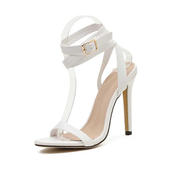 sandals 2021 big size belt buckle ankle nightclub high heels white 35-42, Black
sandals 2021 big size belt buckle ankle nightclub high heels white 35-42, Black