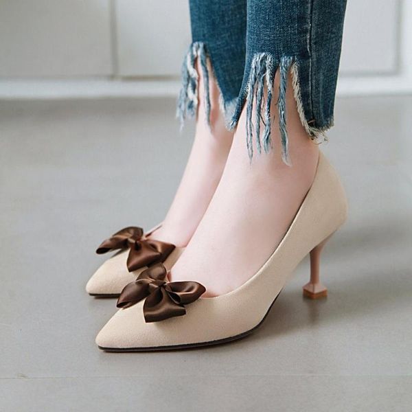 dress shoes pqecfs big size 33-43 spring & autumn fashion solid bowtie women pointed toe heel thin heels pumps 3 colors, Black
dress shoes pqecfs big size 33-43 spring & autumn fashion solid bowtie women pointed toe heel thin heels pumps 3 colors, Black