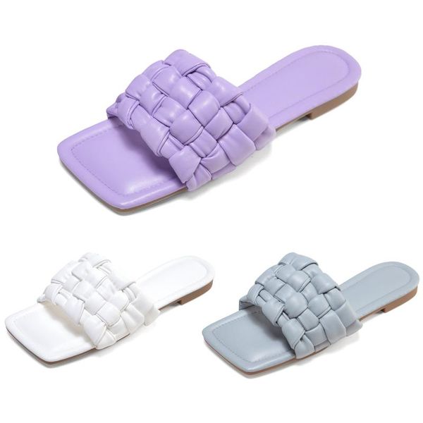 slippers lady square head slipper woven vamp soft bottom flip flop pu sandals woman flat shoes open-toed summer, Black
slippers lady square head slipper woven vamp soft bottom flip flop pu sandals woman flat shoes open-toed summer, Black